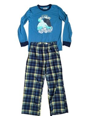 Eddie Bauer  Blue  Kids Pajama Set Size Small 7/8